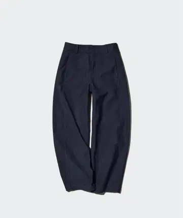 UNIQLO 저지 배럴 레그 팬츠 블랙 XL