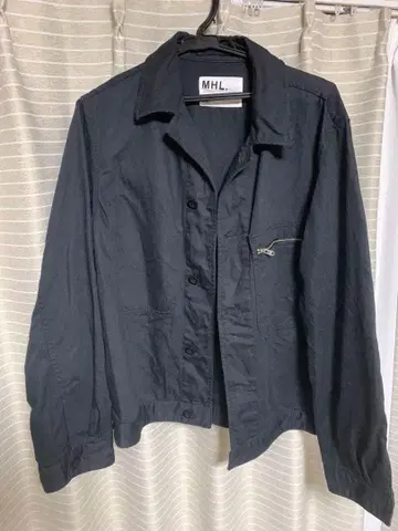 MHL. 블랙 커버올 L 사이즈