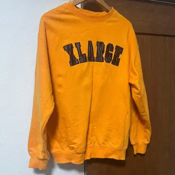 XLARGE 오렌지 로고 맨투맨 L