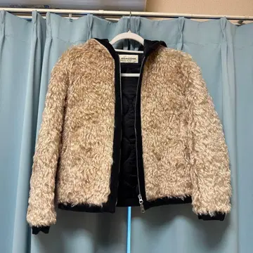 THE SHINZONE 모헤어 테디베어 자켓 34 베이지