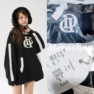 다리치 DD 보아 후드티 블랙