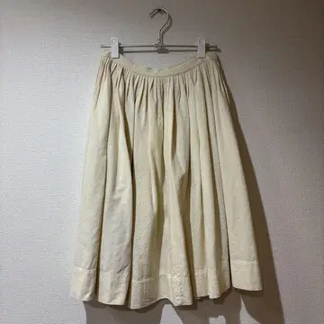 vintage 턱 플레어 스커트