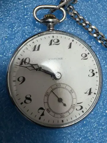 EMPIRE 회중시계 세이코샤 수동 와인딩 엔파이어 알루미늄 케이스 포함