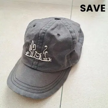 save 세이브 Embroidery Cap Black 캠핑 캡