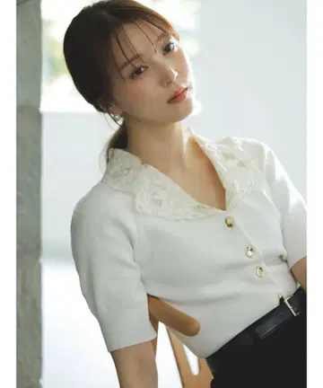 SNIDEL 자수 풀오버