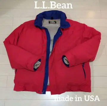 엘엘빈 USA제 다운 자켓 XL 숏 기장 트리콜로르