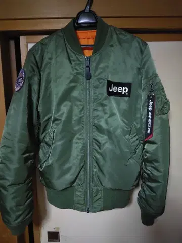 Jeep MA-1 플라이트 자켓 올리브 그린