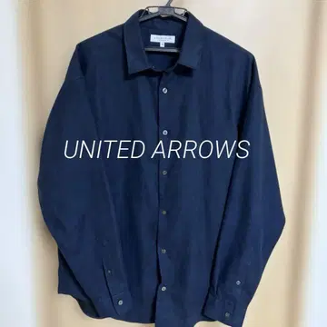 UNITED ARROWS 네이비 긴팔 셔츠