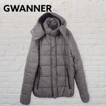 GWANNER 그와너 후드 탈부착 패딩 자켓 그레이 M