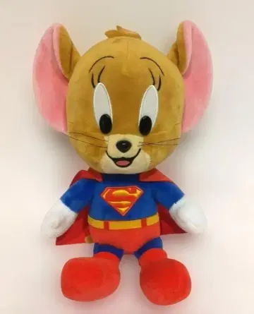 톰과 제리 슈퍼맨 봉제 인형 WB 100주년 기념 제리