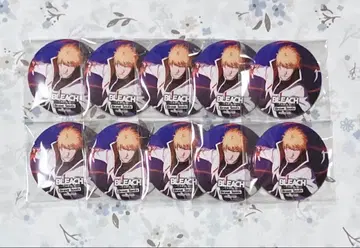 [ 오늘 한정 가격 ] BLEACH 캔뱃지 쿠로사키 이치고 10개