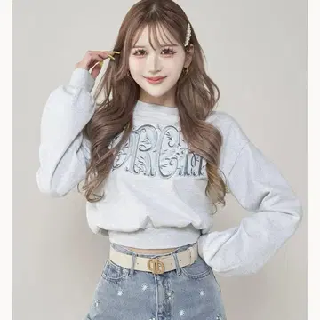 Darich 자수 맨투맨 상의