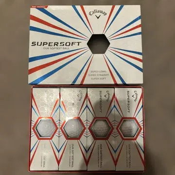[ 미사용 새상품 ] Callaway Supersoft 골프공 12개입