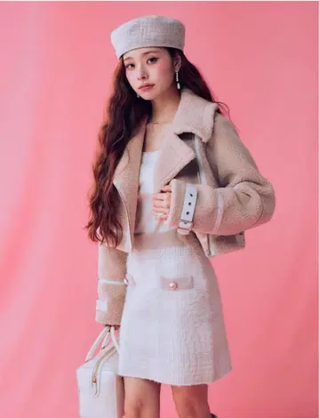 eimyistoire 에이미 이스트 월 빅 보아 자켓