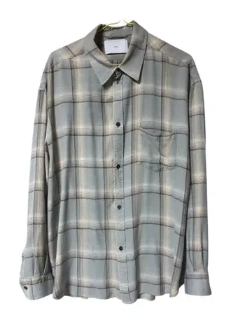 SUGARHILL OMBRE PLAID SHIRTS LOOSE FIT
