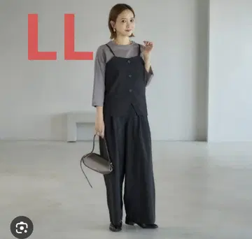 새상품: 시마무라 다나카 리나 셋업 LL 블랙