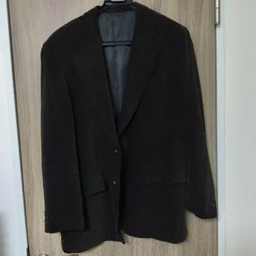 블랙 울 혼방 테일러드 자켓