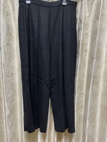 Spick & Span 블랙 와이드 팬츠