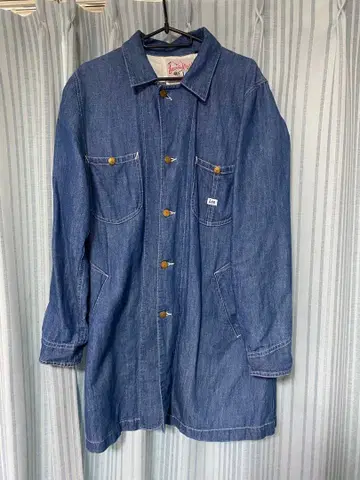 Lee 데님 롱 코트 커버올 M 사이즈