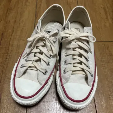 컨버스 메이드 인 재팬 ALL STAR 크림 로우컷 스니커즈