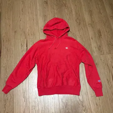 Champion Reverse Weave 후드티 00s 약간 페이드