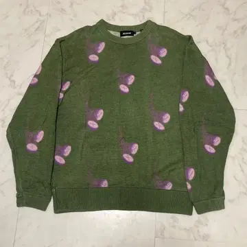 XLARGE 올리브 그린 스웨터 L