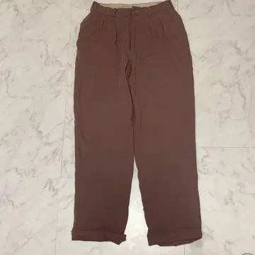 브라운 슬랙스 사이즈 3