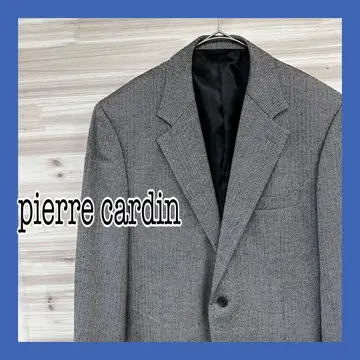pierre cardin 캐시미어 트위드 테일러드 자켓