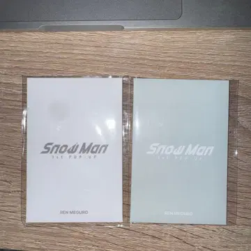 Snow Man 1st POP-UP 한국 한정판 메구로 렌