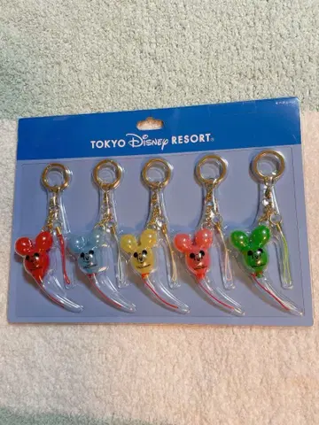 [ 미개봉 새상품 ] 도쿄 디즈니 리조트 키체인 세트 벌룬
