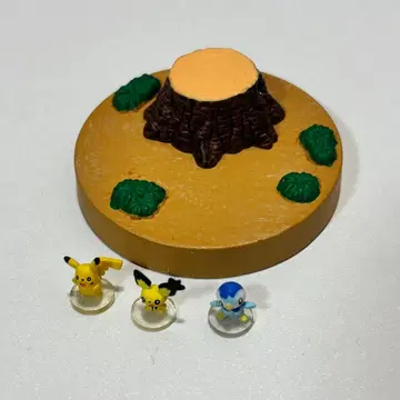 포켓몬 입체도감 DP12 기라치 피츄 세트 피규어 가챠