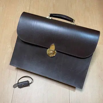 만소 브라이들 브리프 케이스 (A4) 다크 브라운