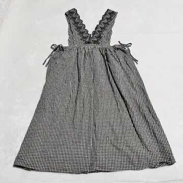 SM2 면린넨 스캘럽 슬리브리스 원피스 사만사 모스모스 루즈핏