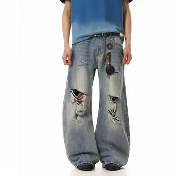 Ninety-nine Shatter Wide Denim S