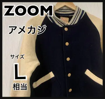 [ZOOM] 울 바시티 자켓 USA제 자수 80s 90s 아메카지