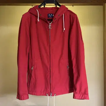 FREAK'S STORE 후드 부착 레드 아우터