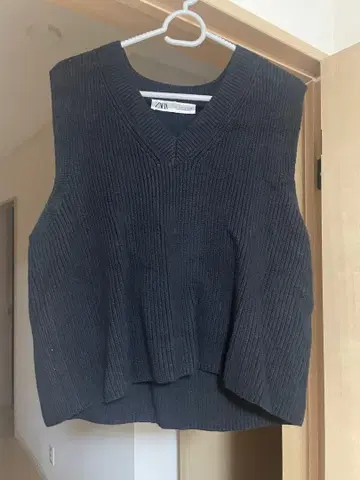 ZARA 블랙 니트 베스트 L
