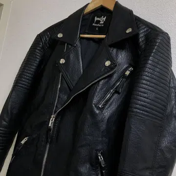 더블 라이더 자켓 가죽 HankuLiu