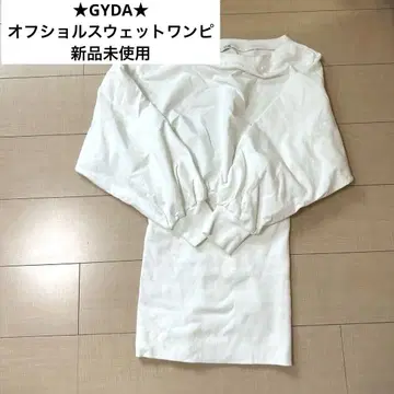 GYDA 오프숄더 맨투맨 원피스