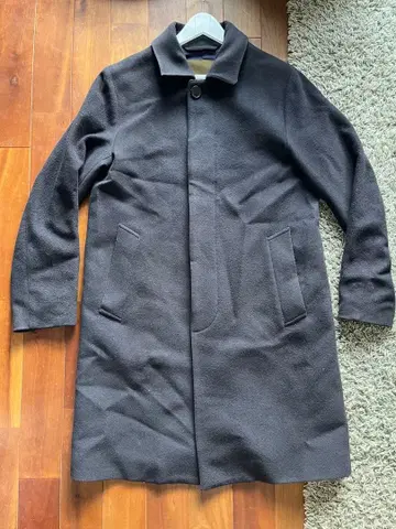 MACKINTOSH 블랙 스텐카라 코트 블랙 38