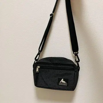 그레고리 GREGORY 숄더백 구 로고 체크 무늬 중고