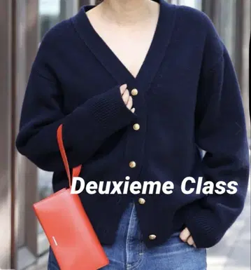 Deuxieme Classe 컨벤셔널 가디건 네이비