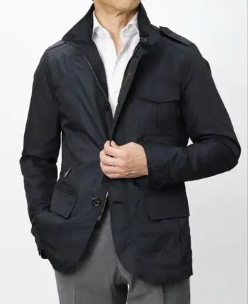 MooRER PORTO-KM 네이비 46 M65형 필드 자켓