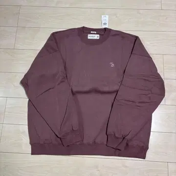 새상품 Abercrombie & Fitch XXL 퍼플 맨투맨