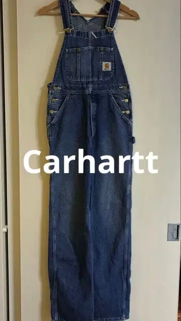 miss carhartt 오버롤 데님 여성용 라인 S