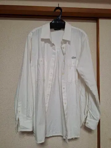 Lacoste 화이트 긴팔 셔츠