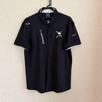 OAKLEY 골프 오픈 셔츠 블랙 XL