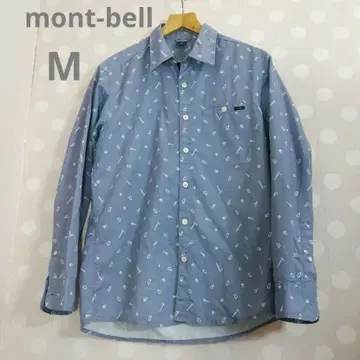 몽벨 mont-bell 남성 M 프린트 긴팔 셔츠
