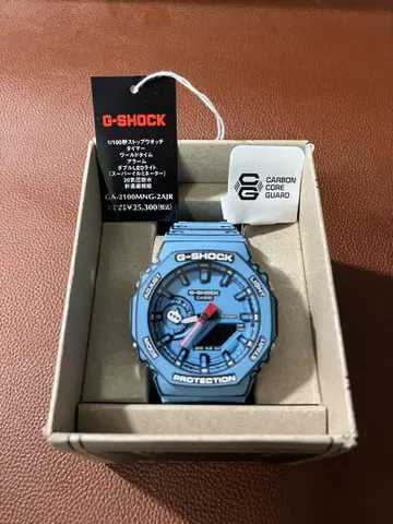 CASIO G-SHOCK GA-2100MNG-2AJR 라이트 블루