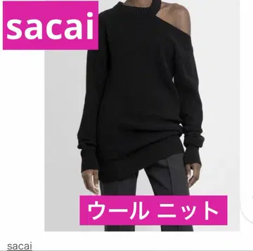 8만 5천 [새상품급] sacai 사카이 울 니트 스웨터 블랙